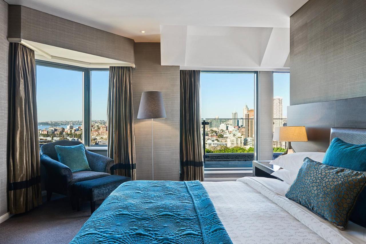 悉尼海德公园喜来登大酒店 外观 照片 A bedroom at the hotel